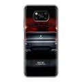 Дизайнерский силиконовый с усиленными углами чехол для Xiaomi Poco X3 BMW