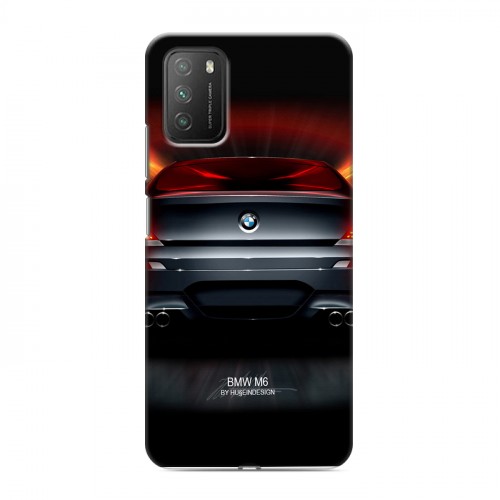 Дизайнерский пластиковый чехол для Xiaomi Poco M3 BMW