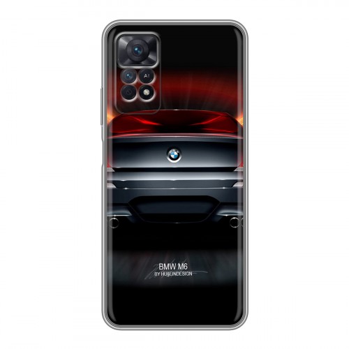 Дизайнерский силиконовый чехол для Xiaomi Redmi Note 11 Pro BMW