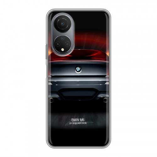 Дизайнерский силиконовый с усиленными углами чехол для Huawei Honor X7 BMW
