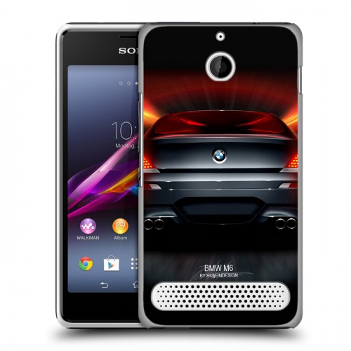 Дизайнерский силиконовый чехол для Sony Xperia E1 BMW