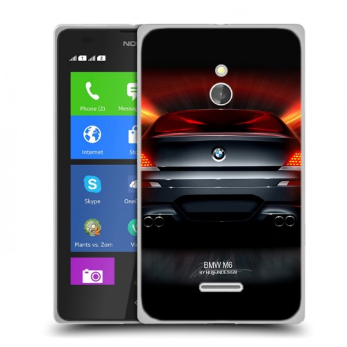 Дизайнерский силиконовый чехол для Nokia XL BMW