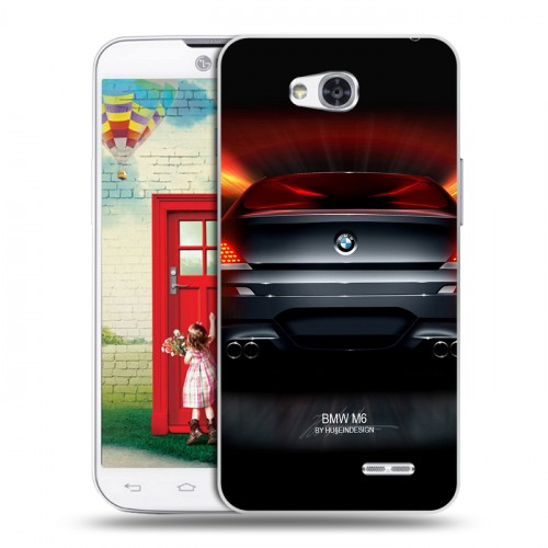 Дизайнерский пластиковый чехол для LG L80 BMW