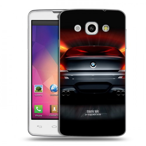 Дизайнерский пластиковый чехол для LG L60 BMW