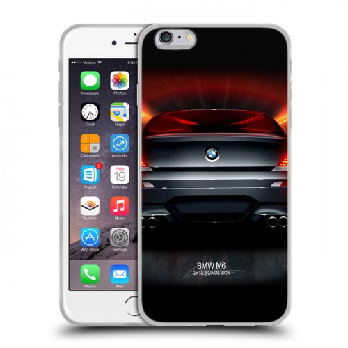 Дизайнерский силиконовый чехол для Iphone 6 Plus/6s Plus BMW