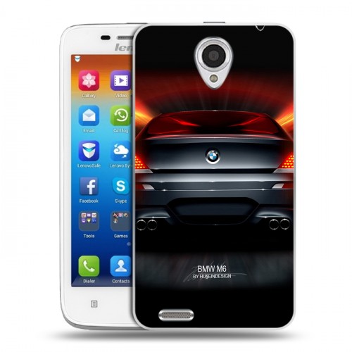 Дизайнерский пластиковый чехол для Lenovo S650 Ideaphone BMW