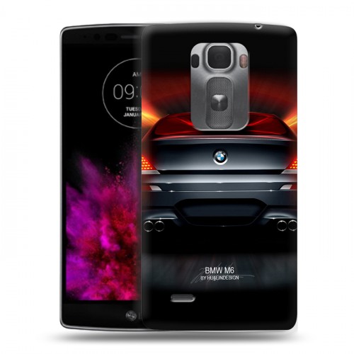 Дизайнерский пластиковый чехол для LG G Flex 2 BMW