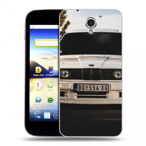 Дизайнерский пластиковый чехол для ZTE Blade A510 BMW