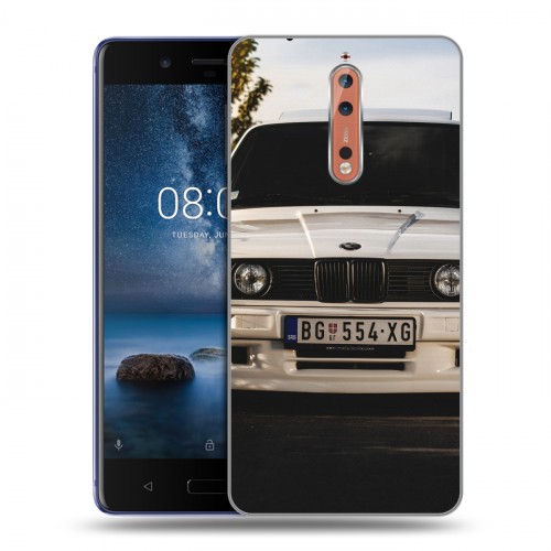 Дизайнерский пластиковый чехол для Nokia 8 BMW