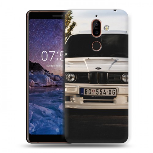 Дизайнерский пластиковый чехол для Nokia 7 Plus BMW