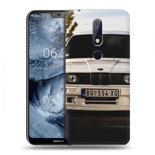 Дизайнерский силиконовый чехол для Nokia 6.1 Plus BMW