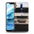 Дизайнерский пластиковый чехол для Nokia 5.1 Plus BMW