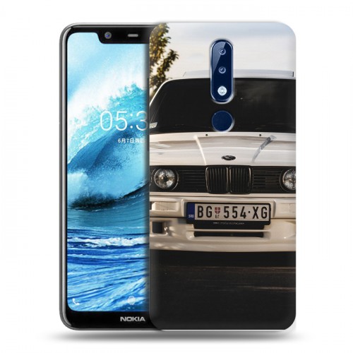 Дизайнерский пластиковый чехол для Nokia 5.1 Plus BMW