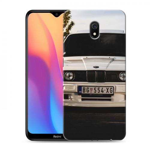 Дизайнерский силиконовый с усиленными углами чехол для Xiaomi RedMi 8A BMW