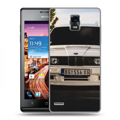 Дизайнерский пластиковый чехол для Huawei Ascend P1 BMW