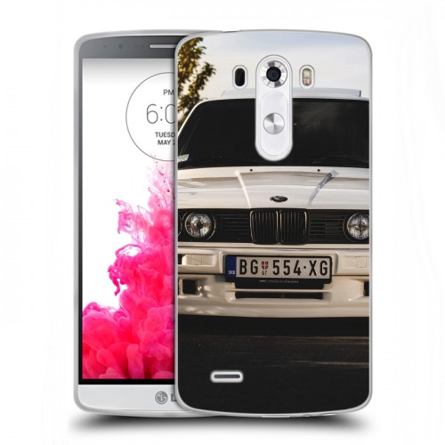 Дизайнерский пластиковый чехол для LG G3 (Dual-LTE) BMW