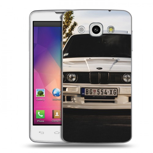 Дизайнерский пластиковый чехол для LG L60 BMW