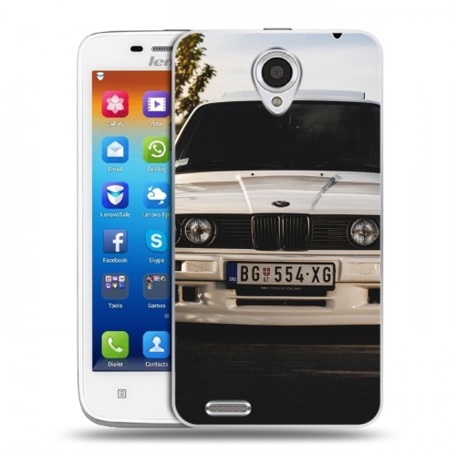 Дизайнерский пластиковый чехол для Lenovo S650 Ideaphone BMW