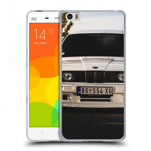 Дизайнерский силиконовый чехол для Xiaomi Mi Note BMW