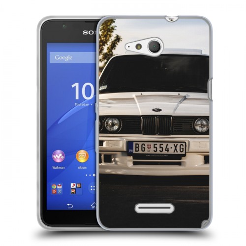 Дизайнерский пластиковый чехол для Sony Xperia E4g BMW