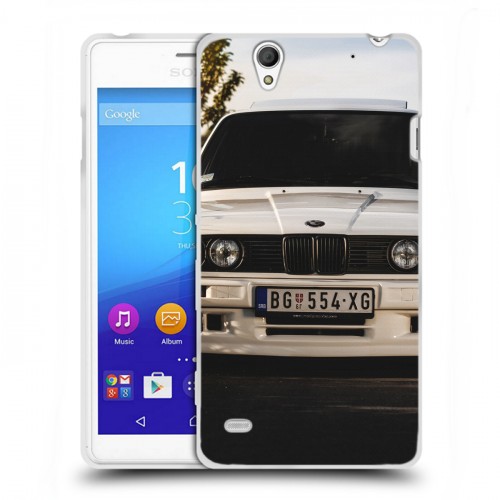 Дизайнерский пластиковый чехол для Sony Xperia C4 BMW