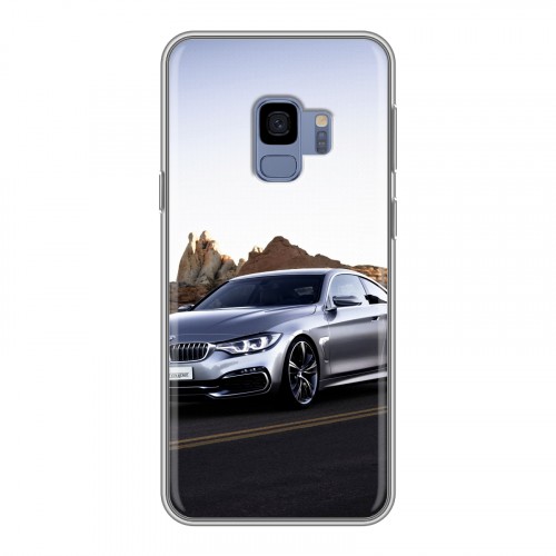 Дизайнерский пластиковый чехол для Samsung Galaxy S9 BMW