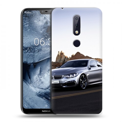 Дизайнерский пластиковый чехол для Nokia 6.1 Plus BMW