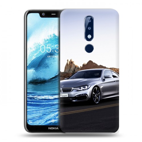 Дизайнерский силиконовый чехол для Nokia 5.1 Plus BMW