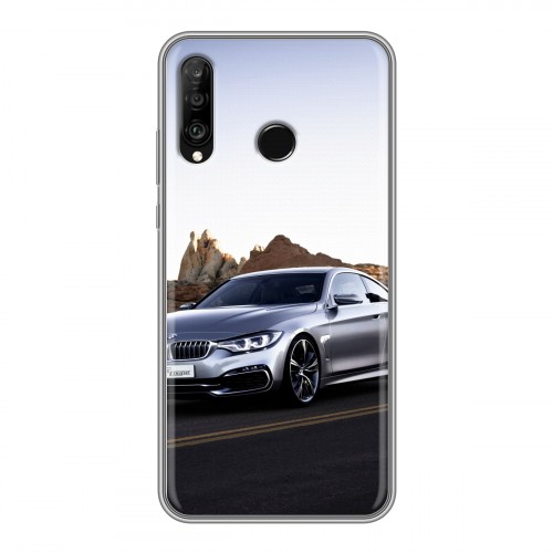 Дизайнерский силиконовый чехол для Huawei P30 Lite BMW