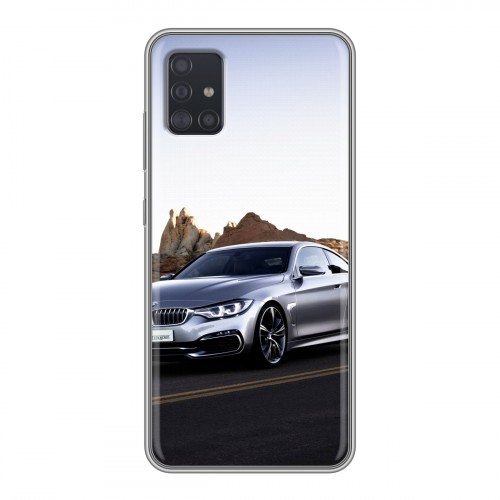 Дизайнерский силиконовый чехол для Samsung Galaxy A51 BMW