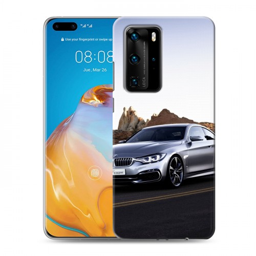 Дизайнерский пластиковый чехол для Huawei P40 Pro BMW