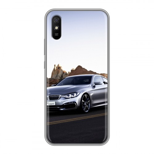 Дизайнерский силиконовый чехол для Xiaomi RedMi 9A BMW