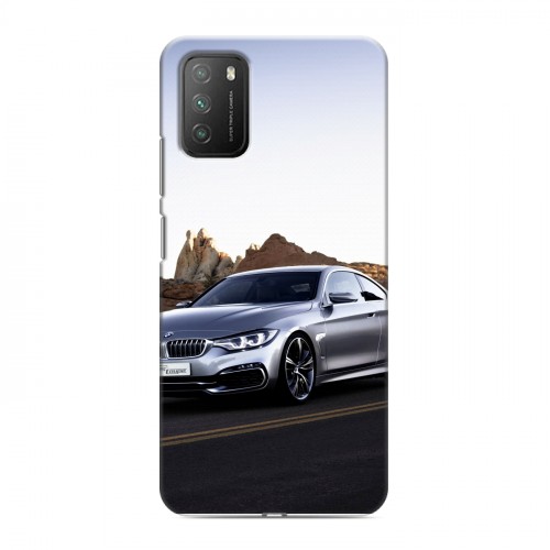 Дизайнерский пластиковый чехол для Xiaomi Poco M3 BMW