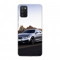 Дизайнерский силиконовый с усиленными углами чехол для Samsung Galaxy A03s BMW