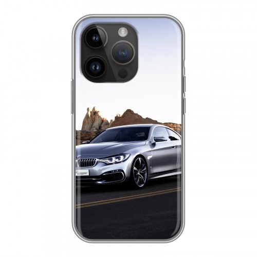 Дизайнерский силиконовый чехол для Iphone 14 Pro BMW