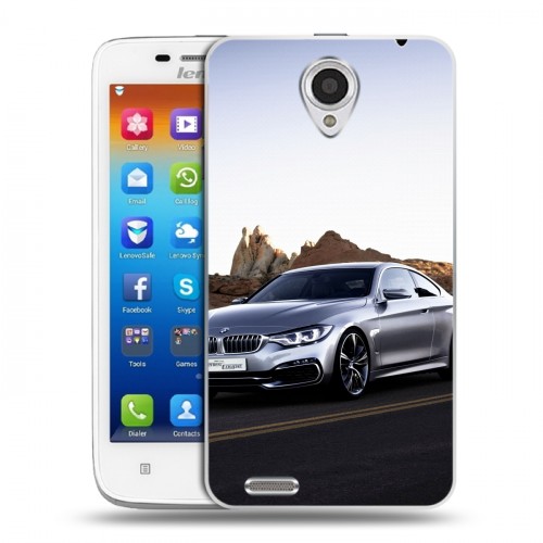 Дизайнерский пластиковый чехол для Lenovo S650 Ideaphone BMW