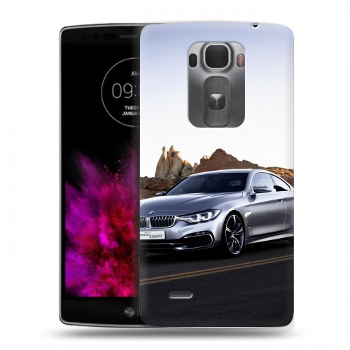 Дизайнерский пластиковый чехол для LG G Flex 2 BMW