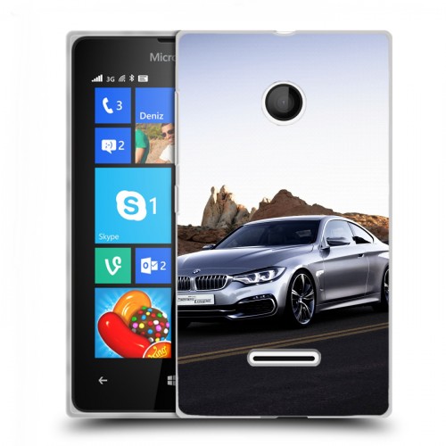 Дизайнерский пластиковый чехол для Microsoft Lumia 435 BMW