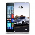 Дизайнерский пластиковый чехол для Microsoft Lumia 640 BMW