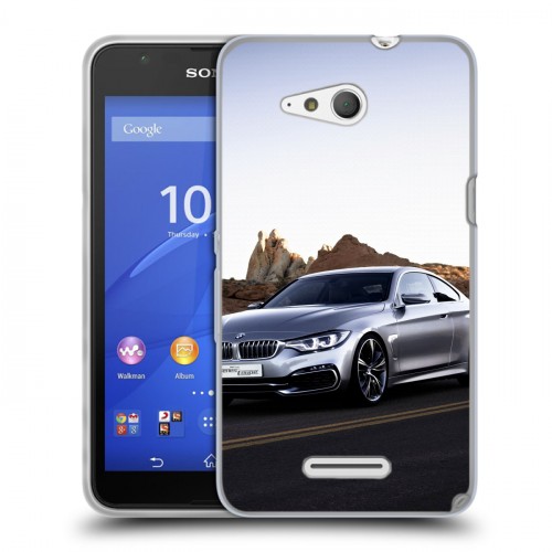 Дизайнерский пластиковый чехол для Sony Xperia E4g BMW