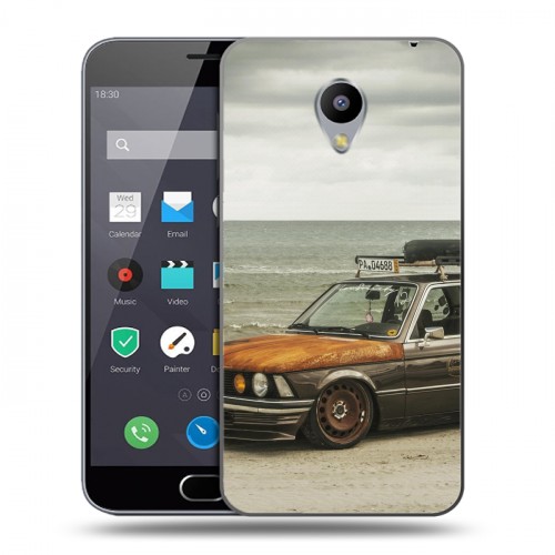 Дизайнерский пластиковый чехол для Meizu M2 Note BMW