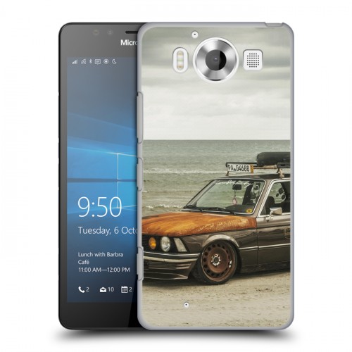 Дизайнерский пластиковый чехол для Microsoft Lumia 950 BMW