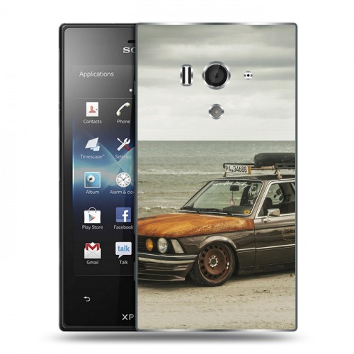 Дизайнерский пластиковый чехол для Sony Xperia acro S BMW