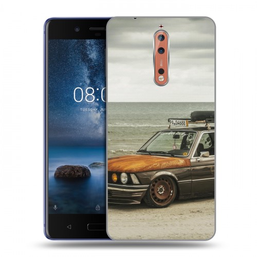 Дизайнерский пластиковый чехол для Nokia 8 BMW