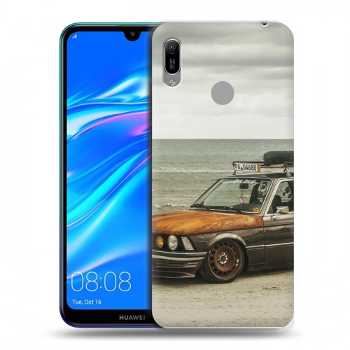 Дизайнерский пластиковый чехол для Huawei Y6 (2019) BMW