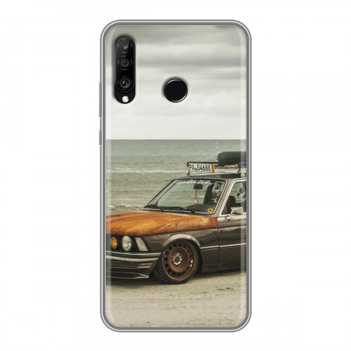 Дизайнерский силиконовый чехол для Huawei P30 Lite BMW