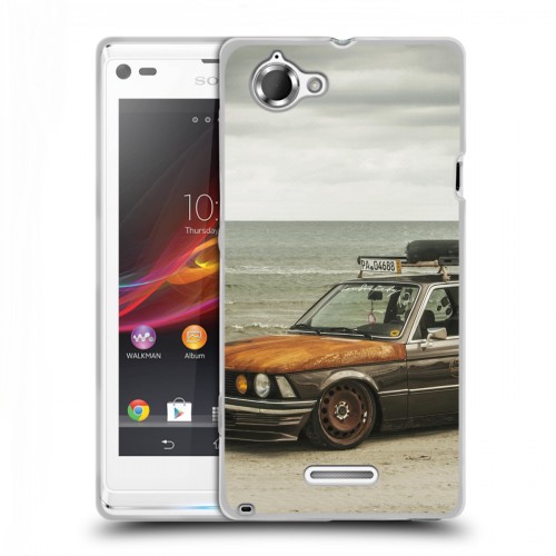 Дизайнерский пластиковый чехол для Sony Xperia L BMW