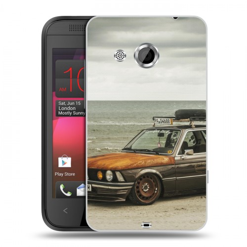 Дизайнерский пластиковый чехол для HTC Desire 200 BMW