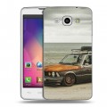 Дизайнерский пластиковый чехол для LG L60 BMW