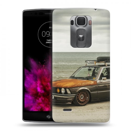 Дизайнерский пластиковый чехол для LG G Flex 2 BMW